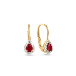 Unikátní rubínové náušnice 0,42 ct Liberty IZBR583RNN