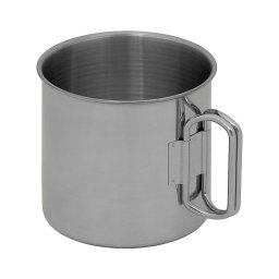 FOX Outdoor hrnek nerezový FOX sklopná ucha 450 ml