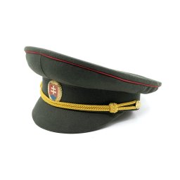 Brigadýrka důstojnická SK zlatý odznak, červená linka ZELENÁ vel. 53