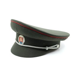 Brigadýrka SK stříbrný odznak, červená linka ZELENÁ vel. 53