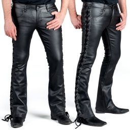 kalhoty pánské (jeans) WORNSTAR - Hellraiser Side Laced - Waxed Denim - WSP-HRKSLWX