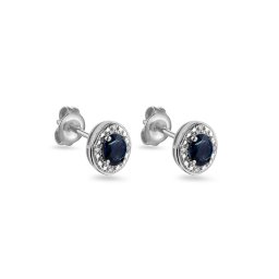 Safírové náušnice 0,38 ct Kayia, bílé zlato, 14K IZBR091AZN