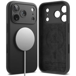 Ringke Silicone Magnetic MagSafe iPhone 17 Pro Max - Black