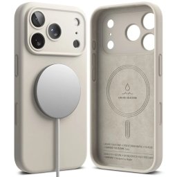 Ringke Silicone Magnetic MagSafe iPhone 17 Pro Max - Stone