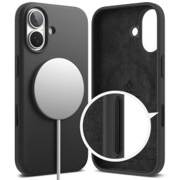Ringke Silicone Magnetic MagSafe iPhone 17 - Black