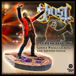 figurka Ghost - Rock Iconz - Papa Emeritus IV - KNUCKLEBONZ - KNBZ-GHOSTPAPA4RED100