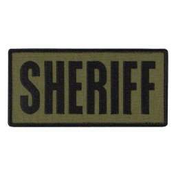 S.T. CONDOR nášivka SHERIFF 15,2 x 7,6 cm ČERNÁ