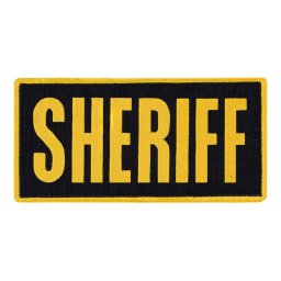 S.T. CONDOR nášivka SHERIFF 15,2 x 7,6 cm ŽLUTÁ