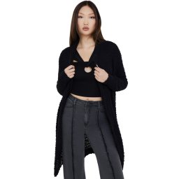 svetr dámský (cardigan) KILLSTAR - Dreadrift - Black - KSRA013535