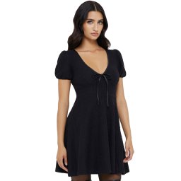 šaty dámské KILLSTAR - Chaseleigh - Black - KSRA013730