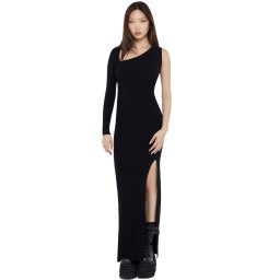 šaty dámské KILLSTAR x KIHILIST - Nightshaded - Black - KSRA013817