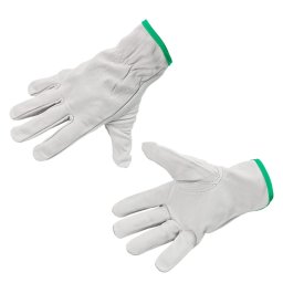 DEMA Pracovní rukavice z kozí kůže nappa, velikost 8 23278D