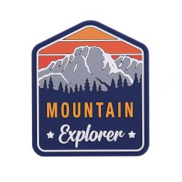 FOSCO nášivka MOUNTAIN EXPLORER velcro BAREVNÁ