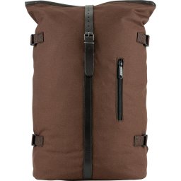 JACK PYKE batoh FOLD TOP plátěný HNĚDÝ