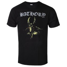 tričko pánské BATHORY - GOAT (YELLOW) - BLACK - PLASTIC HEAD - PH13351
