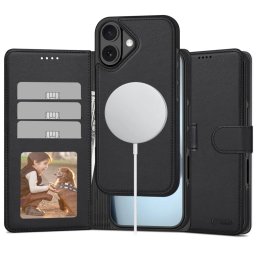 Pouzdro Tech-Protect Wallet MagSafe iPhone 17 matná černá