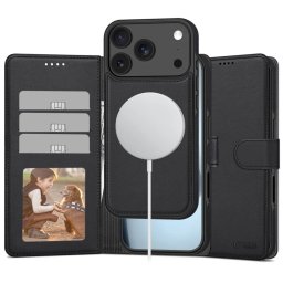 Pouzdro Tech-Protect Wallet MagSafe iPhone 17 Pro Max matná černá