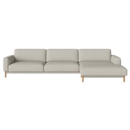 Bolia designové sedačky Chleo Sofa 3 Seater W. Chaise Longue - Right