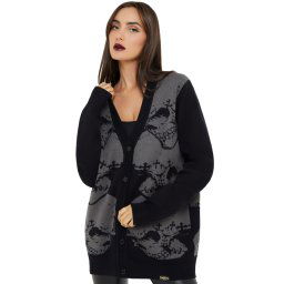 svetr unisex (cardigan) KILLSTAR x ALCHEMY - Headstone - Black - KSRA013366