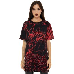 tričko unisex KILLSTAR x ALCHEMY - Dark Catharsis - Black/Red - KSRA013358