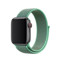 Provlékací sportovní řemínek NYLON Apple Watch Ultra 3/2/1 49mm - Mátový