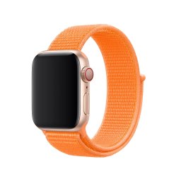 Provlékací sportovní řemínek NYLON Apple Watch Ultra 3/2/1 49mm - Papájový