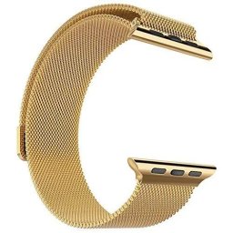 Řemínek iMore MILANESE LOOP Apple Watch Ultra 1/2/3 49mm - Zlatý