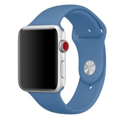 Silikonový řemínek SmoothBand Apple Watch Ultra 1/2/3 (49mm) - Džínově modrý