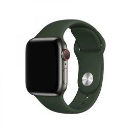 Silikonový řemínek SmoothBand Apple Watch Ultra 1/2/3 (49mm) - Kypersky zelený