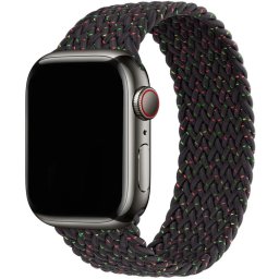 Pletený navlékací řemínek pro Apple Watch Ultra 1/2/3 49mm - unity black (S)