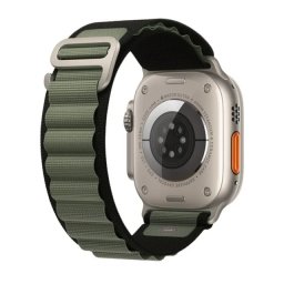 iMore Řemínek Alpský tah pro Apple Watch Ultra 1/2/3 (49mm) - Černý / Zelený