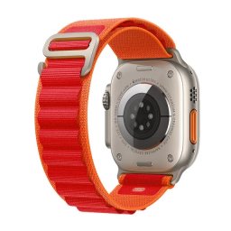 iMore Řemínek Alpský tah pro Apple Watch Ultra 1/2/3 (49mm) - Oranžový / Červený