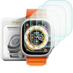 Ringke Tempered Glass 4-Pack Apple Watch Ultra 1/2/3 (49mm)