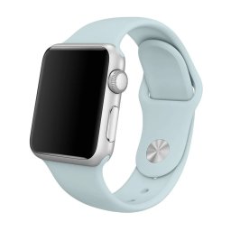 Silikonový řemínek SmoothBand pro Apple Watch Series 11/10 (42mm) - Bledě modrý