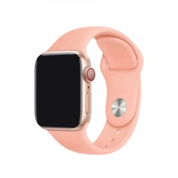 Silikonový řemínek SmoothBand pro Apple Watch Series 11/10 (42mm) - Grepově růžový