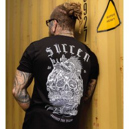 tričko pánské SULLEN - PREMIUM - SEA MONSTER - JET BLACK - SCM7426_JTBK