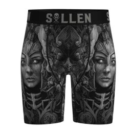 boxerky pánské SULLEN - VALKYRIE - BLACK - SCA7484_BK