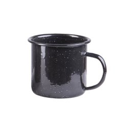 MIL-TEC hrnek WESTERN smaltovaný 350 ml ČERNÝ
