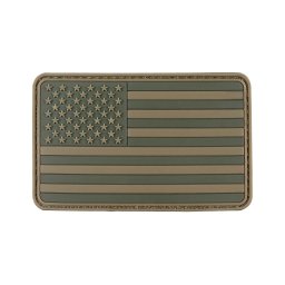 MFH nášivka vlajka USA velcro plastová bojová ZELENÁ