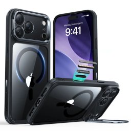 ESR Classic Hybrid KickStand MagSafe iPhone 17 Pro Max - Černá/čirá