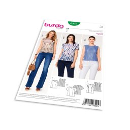 Střih Burda 6525 - Tílko, tričko
