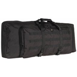 MFH taška na dvě pušky 90cm MODULAR s popruhy na záda ČERNÁ