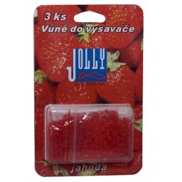 Vůně do vysavače Jahoda perličky 3 sáčky - Jolly