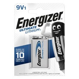 Baterie Energizer Ultimate Lithium 9V, 1 ks