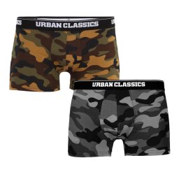 boxerky pánské URBAN CLASSICS - Camo - TB2047 - woodcamo