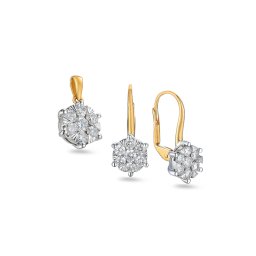 Zlatá briliantová souprava 1.540 ct IZBR897S