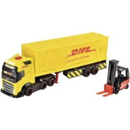 Dickie DHL nákladní vůz Volvo FH 16 s vysokozdvižným vozíkem
