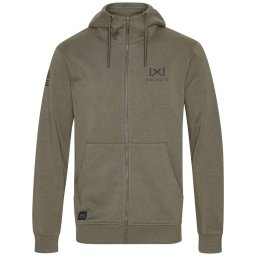 Mikina klokanka na zip WX URBAN zelené logo ZELENÁ vel. M