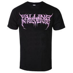 tričko pánské Falling In Reverse - Popular Monster Text - Black - KINGS ROAD - 20241208