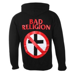mikina pánská Bad Religion - Logo/Crossbuster - Black - KINGS ROAD - 20260769
